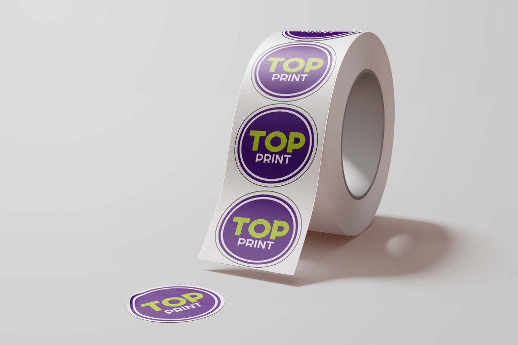 מדבקות בגלילים